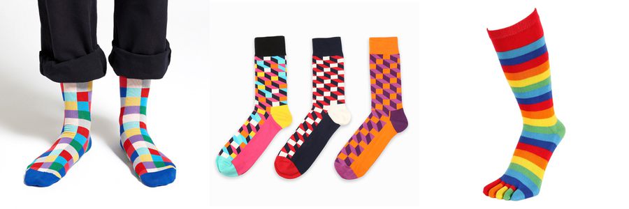 mens socks colourful